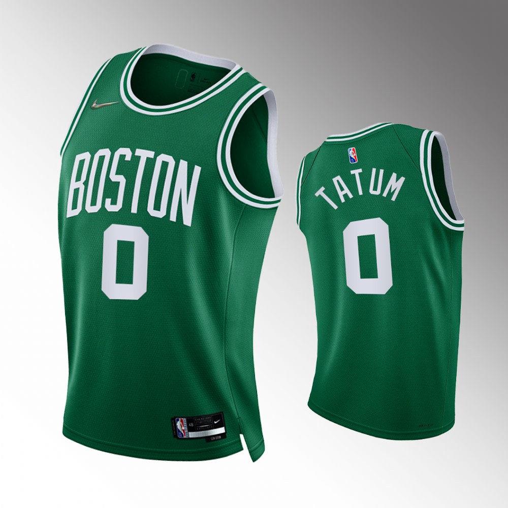 Men's Boston Celtics Jayson Tatum #0 75th Diamond Anniversary Green Icon Edition Jersey 2401DMLI